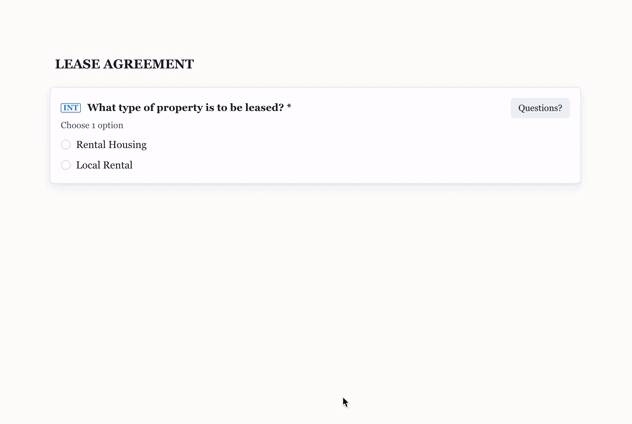 Video showing the contract creation with Parallel