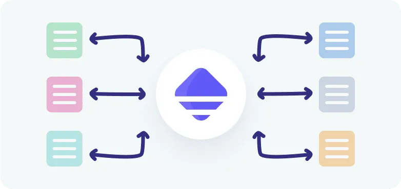 an illustration representing that you can connect Parallel with other tools