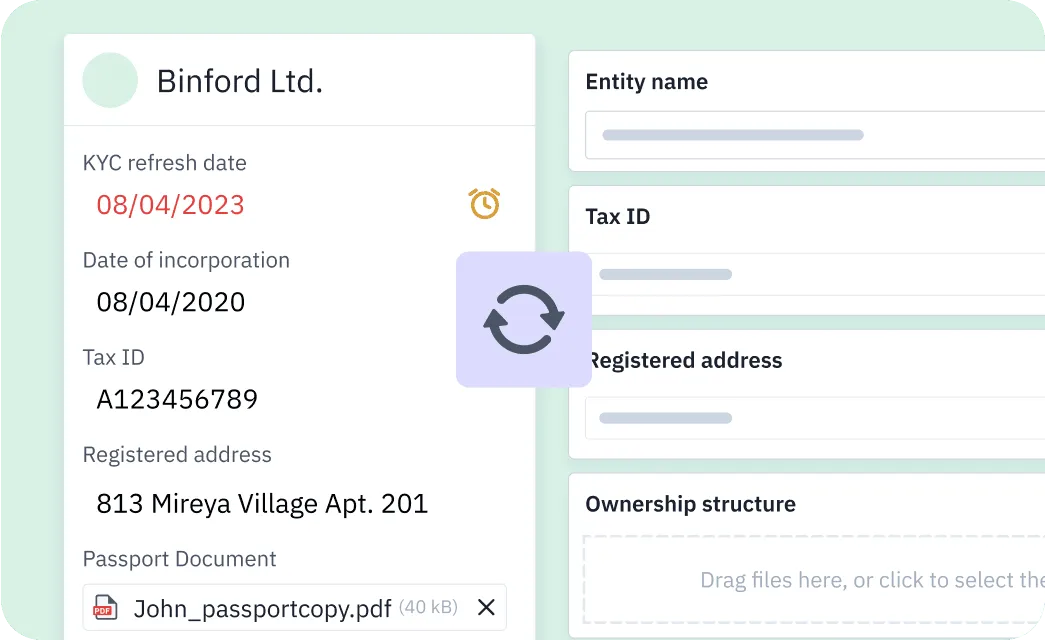 Imagen de la actualización periódica del KYC en Parallel