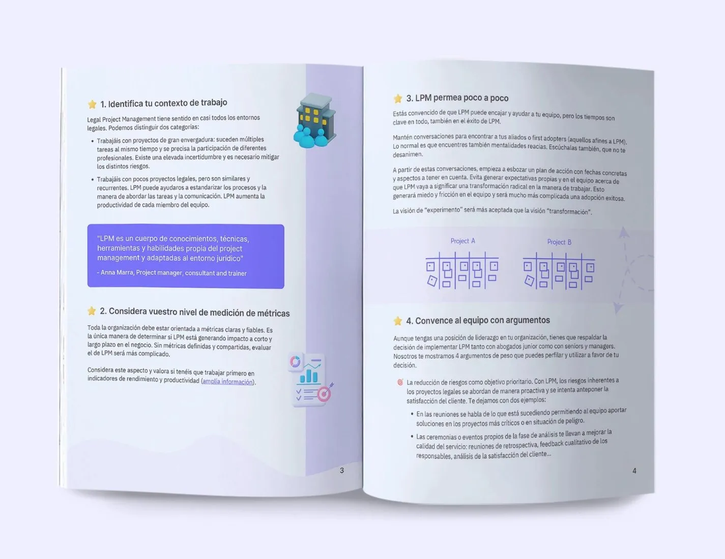 implementar LPM (legal project management)