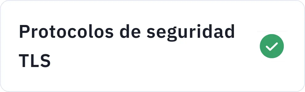 Protocolos de seguridad TLS