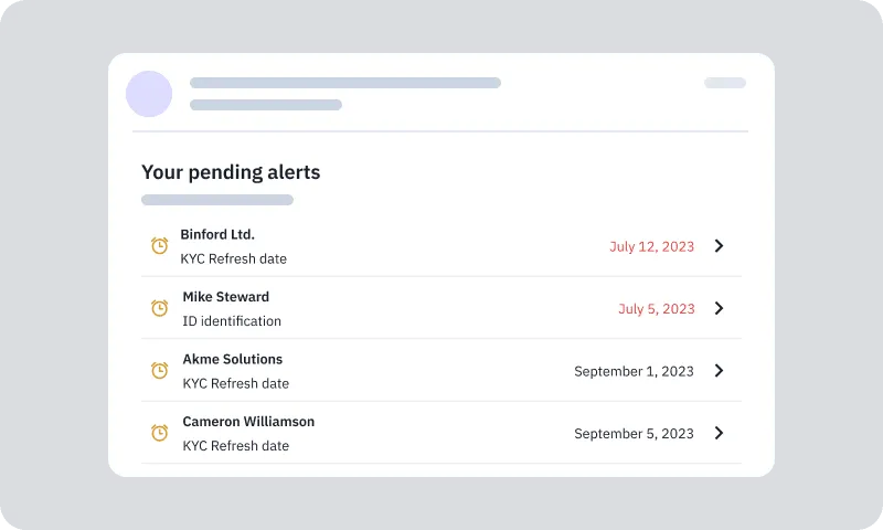 An illustration representing the email with pending alerts in Parallel