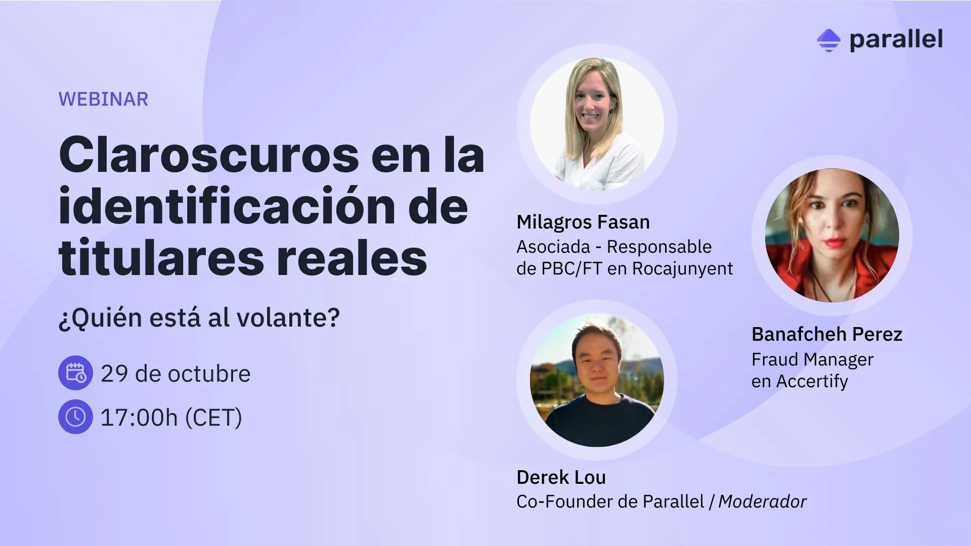 Webinar identificando a titulares reles